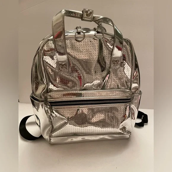 Disney Mickey Mouse Silver Backpack Disney Mickey Mouse Icon Silver Limited Edition Flair  main image 3